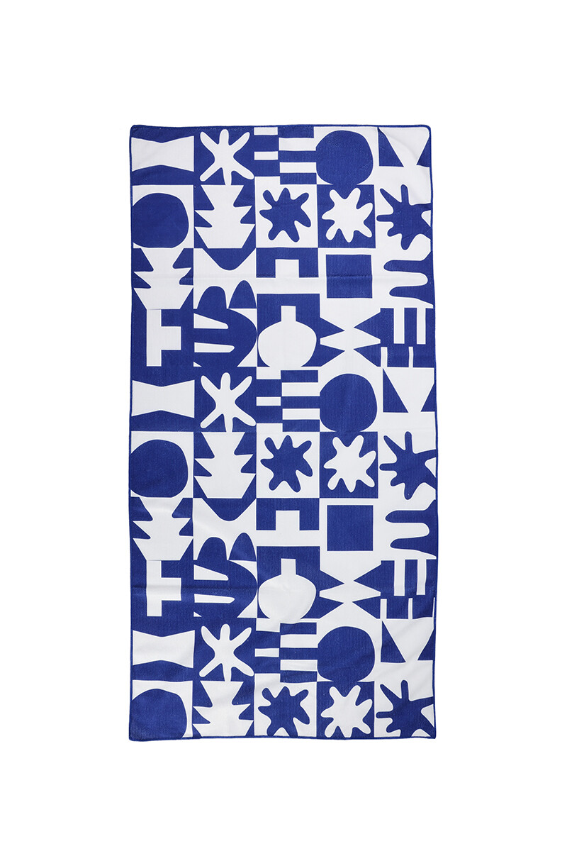 Toalla Geo Azul