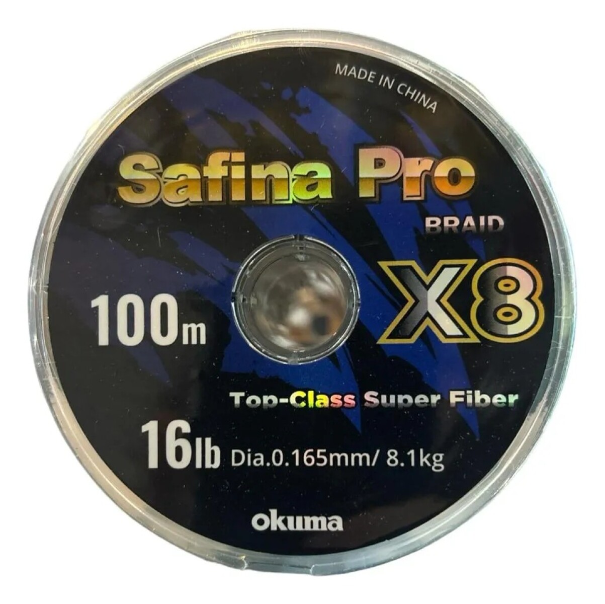 Multifilamento Okuma Ftx8 - Medida 0.165mm x 100mts 
