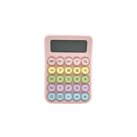 Calculadora 12 digitos color pastel Rosado