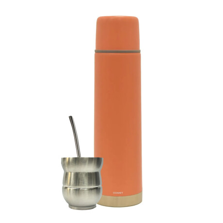 Set Termo Bala 750ml +mate 140ml +bombilla regalo Comet Coral