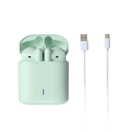 Auriculares TWS verde