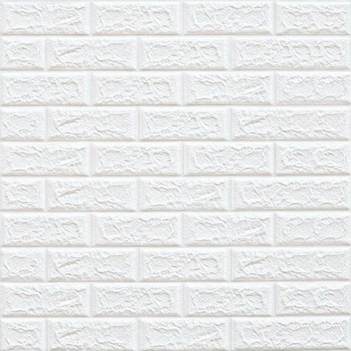 REVESTIMIENTO AUTO ADHESIVO 3D 70 X 77 CM X 4 MM - LADRILLO BLANCO 