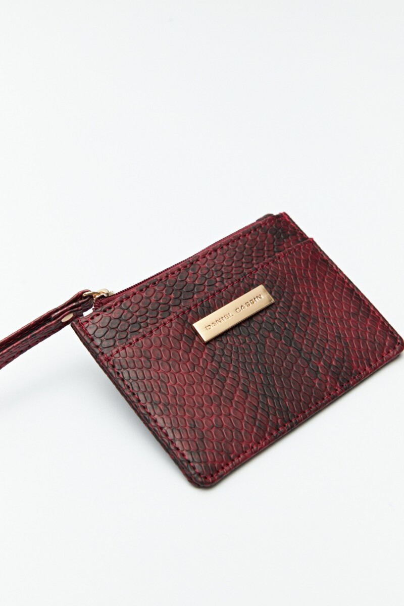 BILLETERA SNAKE Rojo