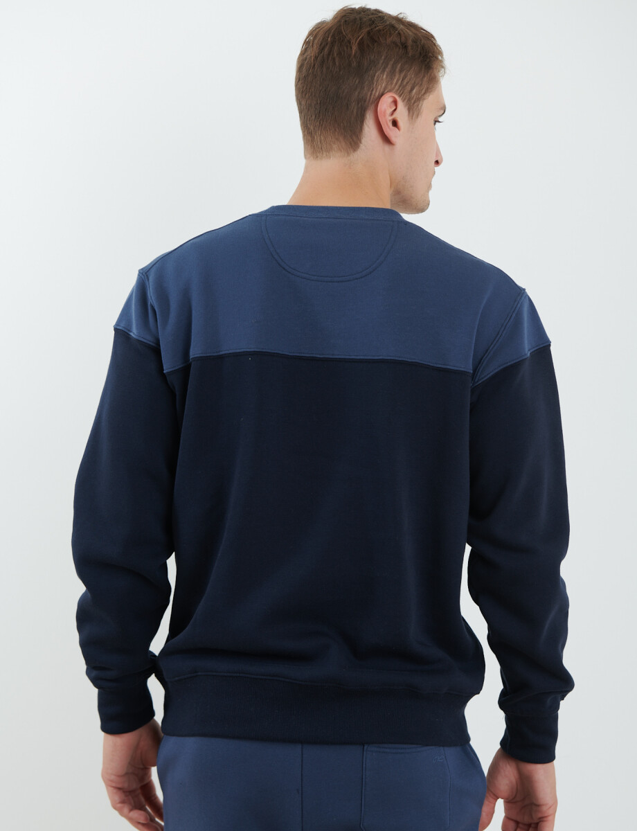 470916 SWEATER HARRY Azul Osc/piedra