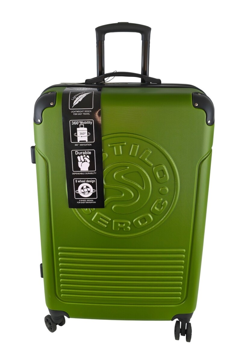 Valija grande ABS Verde