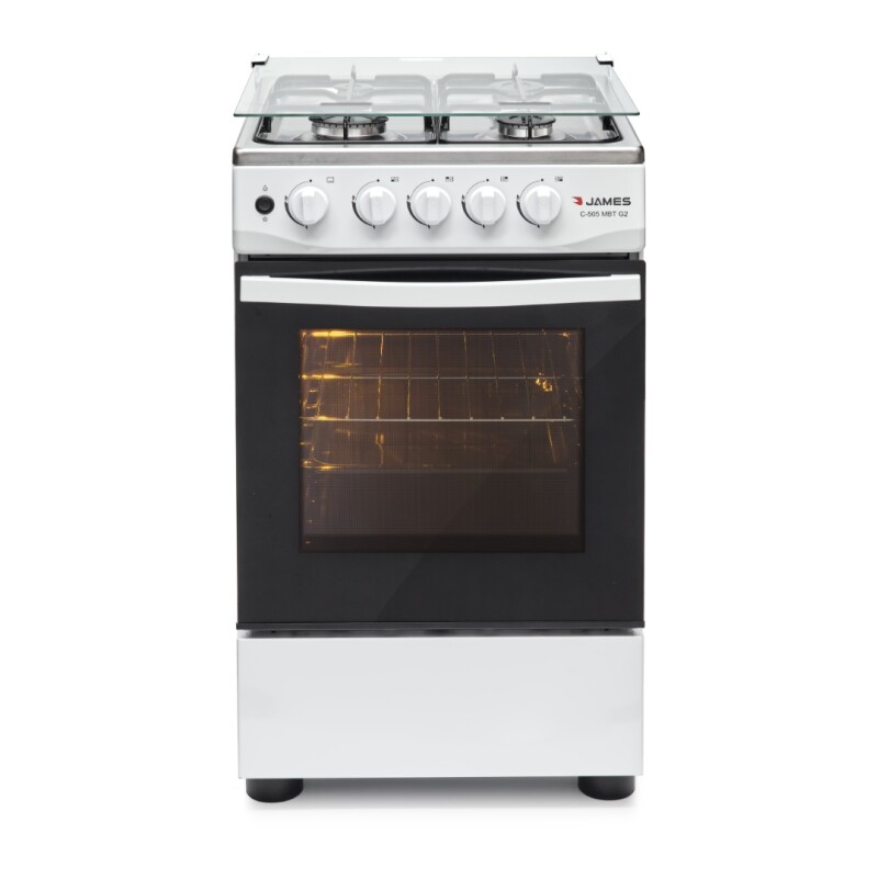 Cocina James C 505 Mbt G2 Multigas Color Inox Con Puerta Con Visor Cocina James C 505 Mbt G2 Multigas Color Inox Con Puerta Con Visor