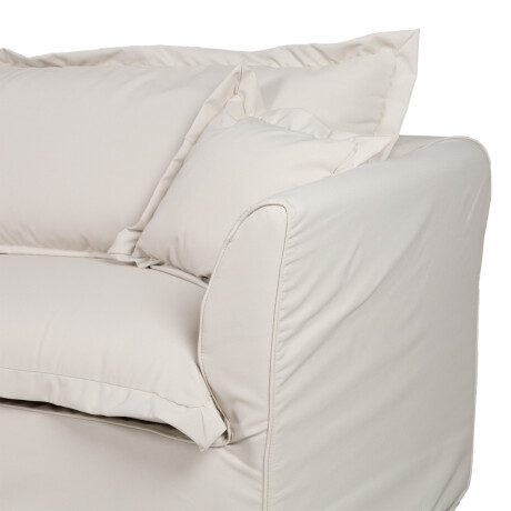 Sofá Marco con Funda - Tela Rústica - 3 cuerpos 316/25 (Beige)