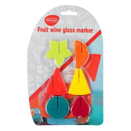 Marcador para vasos 6 unidades Marcador para vasos 6 unidades
