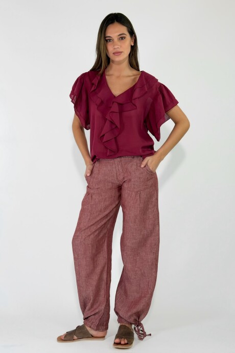 PANTALON MANOLA Rosa