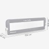 Baranda cama I AM SAFE KIKKABOO beige 150cms Baranda cama I AM SAFE KIKKABOO beige 150cms