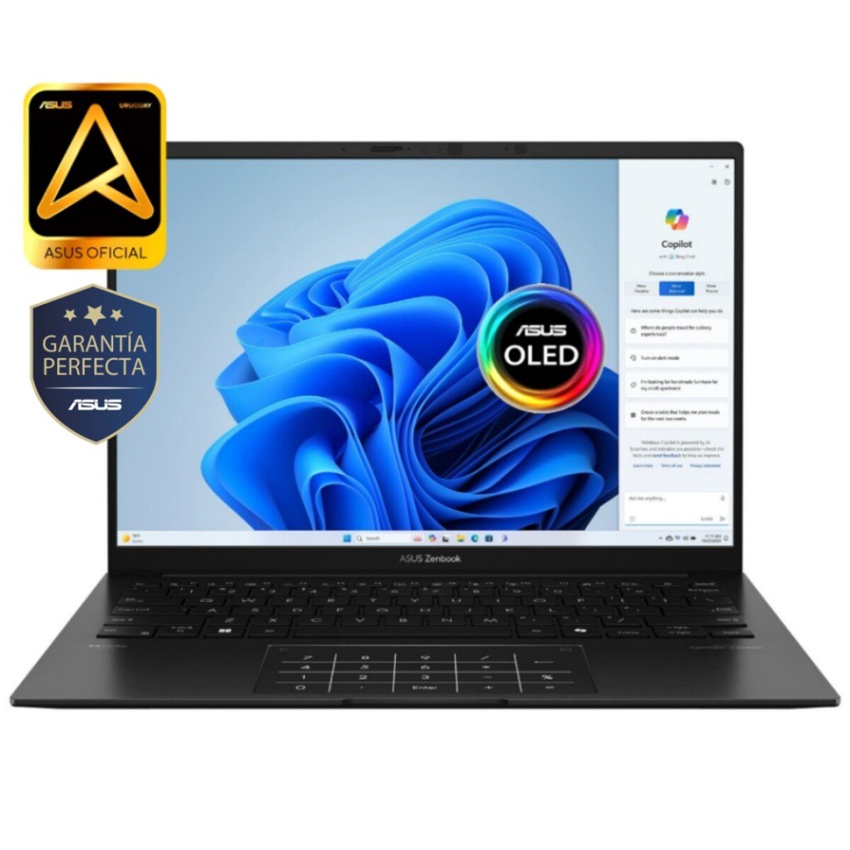 Notebook Asus Zenbook Ryzen Ai 7 350 5.0GHZ, 16GB, 1TB Ssd, 14" Oled 