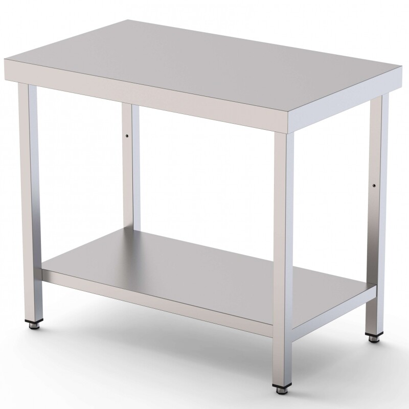 Mesa de trabajo Inox C/ Estante Infl 1800x800x850 Perpetua Mesa de trabajo Inox C/ Estante Infl 1800x800x850 Perpetua
