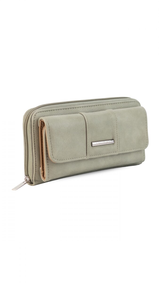 BILLETERA GLADIOLO - MENTA 