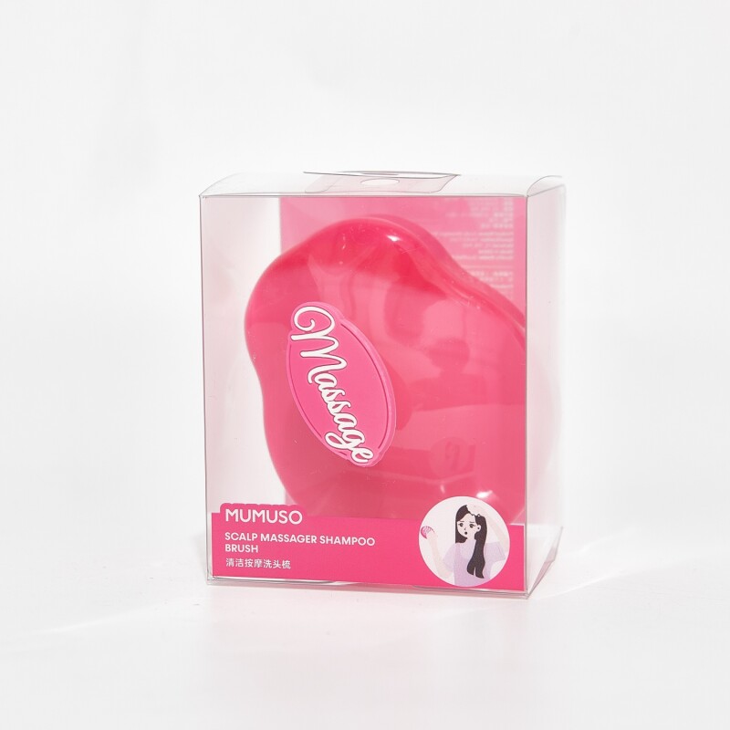 CEPILLO CHAMPÚ MASAJEADOR DEL CUERO CABELLUDO-ROSA CEPILLO CHAMPÚ MASAJEADOR DEL CUERO CABELLUDO-ROSA