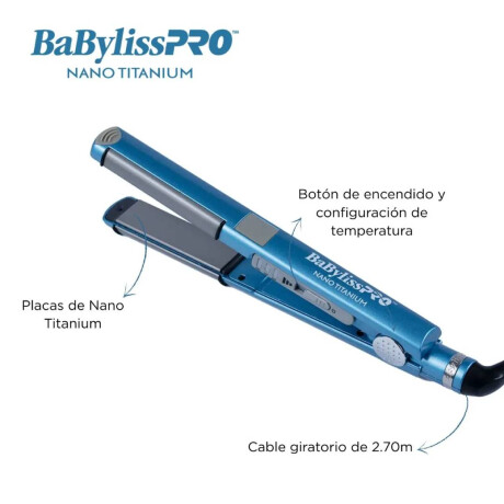 Plancha alisadora/rizadora Babyliss Nano titanium U-styler BNT4081