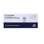 CLOZAPIN 100 MG. CJ X 30 COMP. REC. única