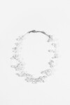 Collar cuentas acrílico transparente