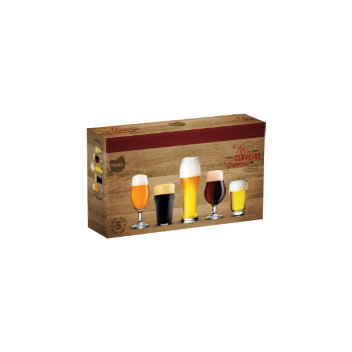 KIT PARA CERVEZAS ESPECIAL 5 PIEZAS 