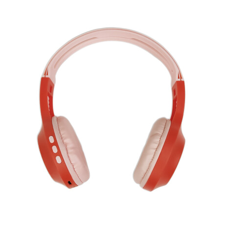 Auriculares vincha bluetooth bi-color Rojo