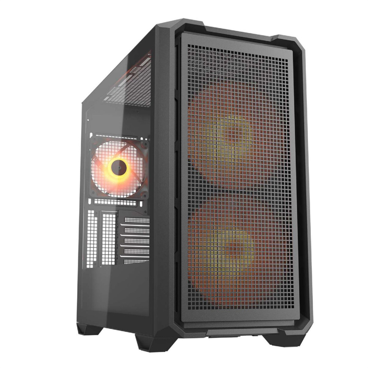 Gabinete Gamer Cougar Mx600 Rgb Full Tower 4 Fanes Argb - NEGRO 