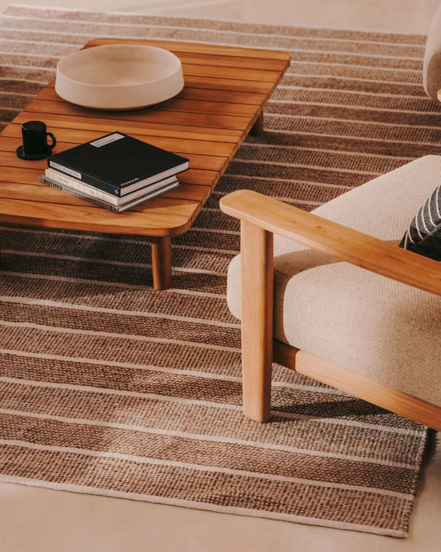 Alfombra Desni beige 100% PET 200 x 300 cm Alfombra Desni beige 100% PET 200 x 300 cm