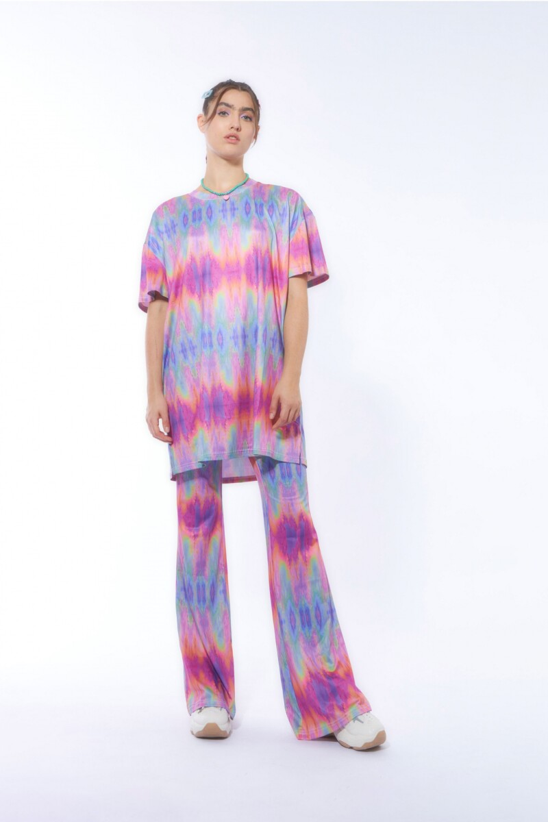 Pantalón electro multicolor