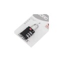 CANDADO PARA VALIJA CON COMBINACION BRIO NEGRO