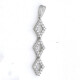Colgante En Oro 18K Blanco Y Brillantes Colgante En Oro 18K Blanco Y Brillantes