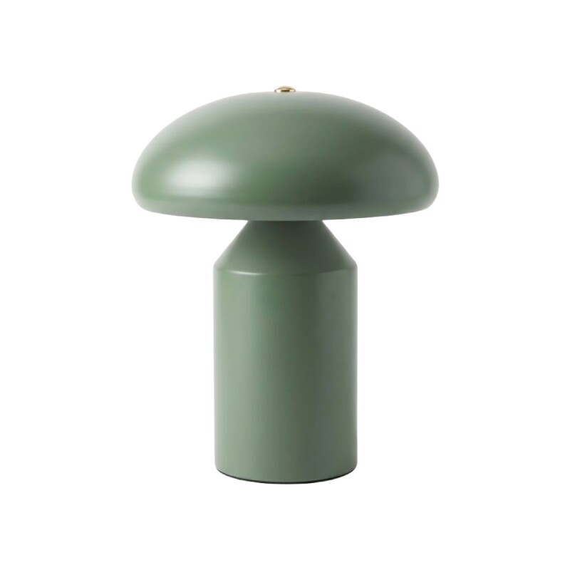 LAMPARA DIS HONGO VERDE 18X23CM Unica