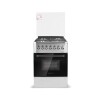 COCINA SMARTLIFE COMBINADA 4H CON GRILL - 57X57 Acero