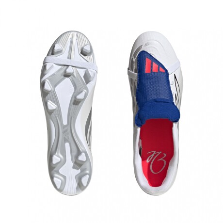 Championes adidas Predator Cub FG/MG - White / Blue WHITE/BLUE