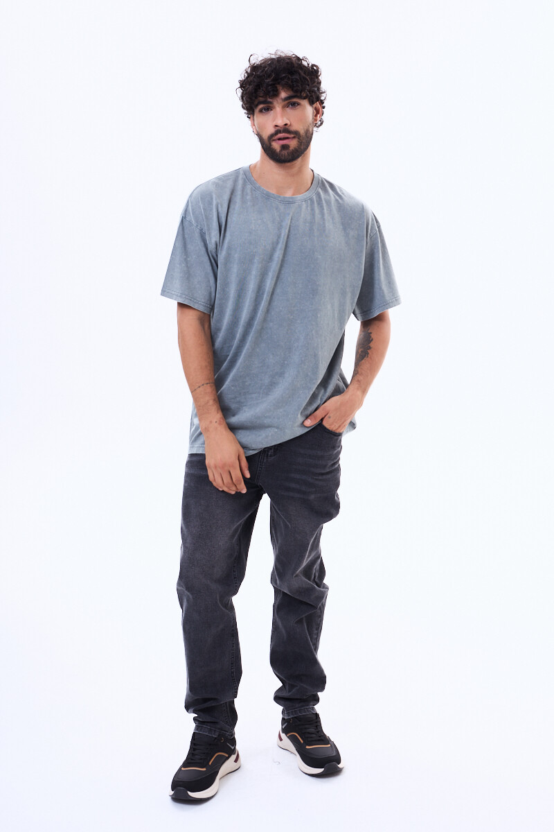 Remera Zeus Gris oscuro