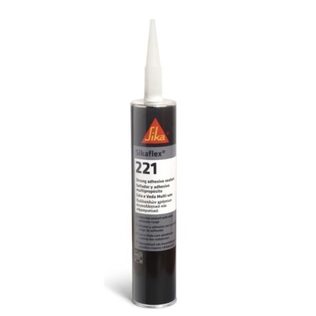 Sellador adhesivo multiuso Sika Sikaflex-221 300ml Gris Sellador adhesivo multiuso Sika Sikaflex-221 300ml Gris