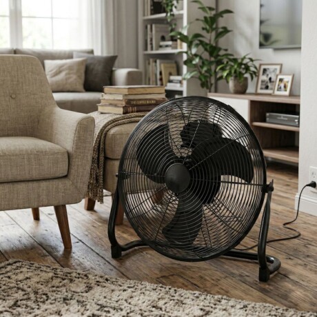 Turbo ventilador Daewoo | Aspas Metálicas | Motor Cobre | Color negro Turbo ventilador Daewoo | Aspas Metálicas | Motor Cobre | Color negro