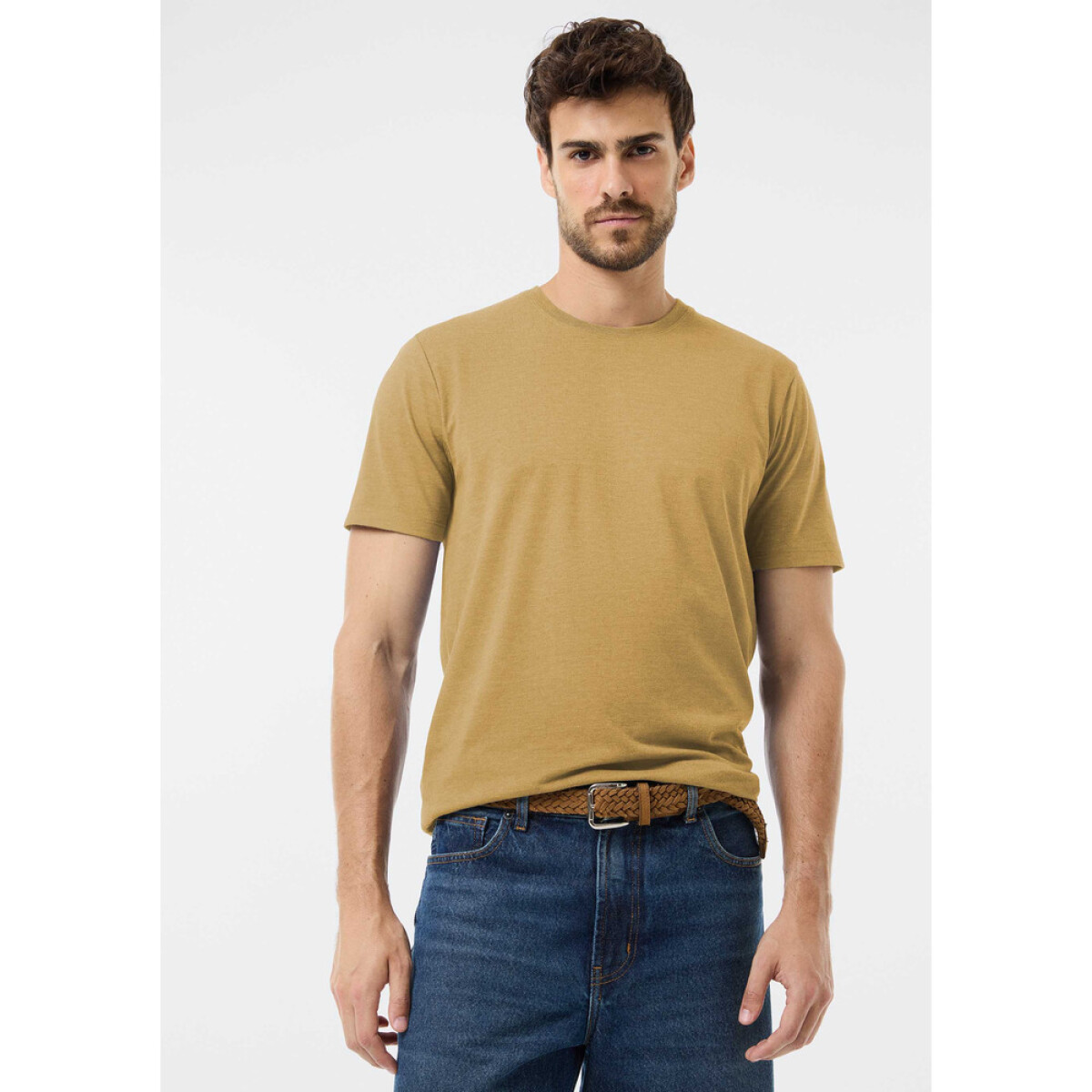 CAMISETA MM MASC - AMARELO MEDIO 