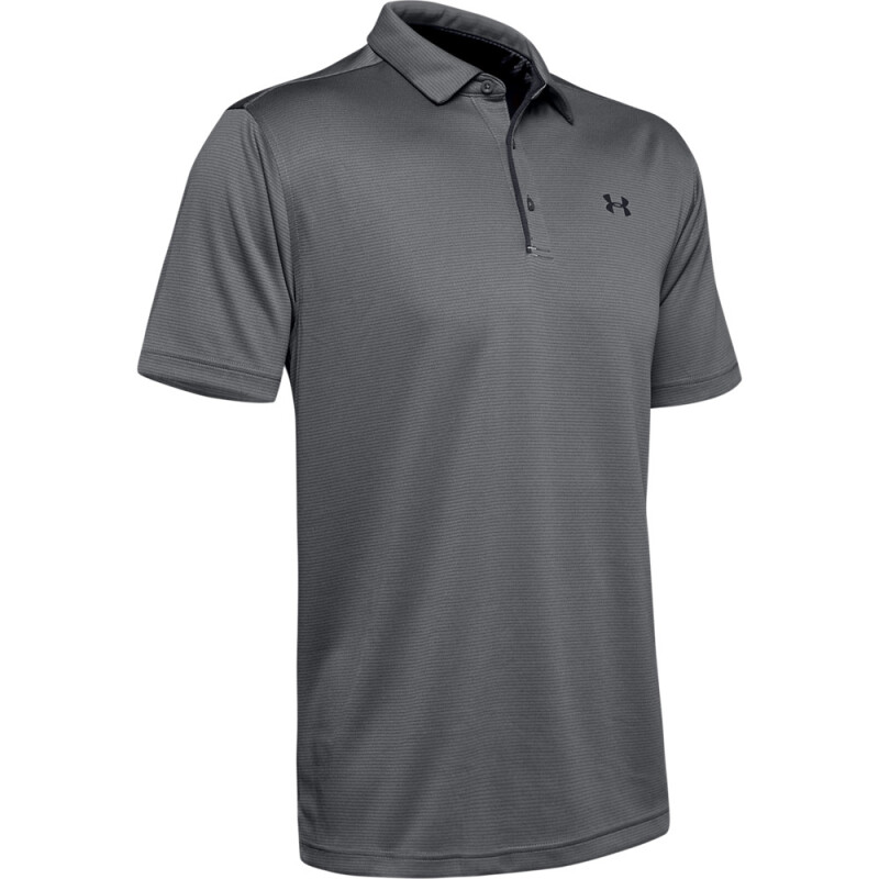 Tech Polo-RED GRY-040