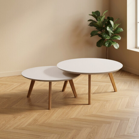 Mesas de Centro Classic - Duo Off White