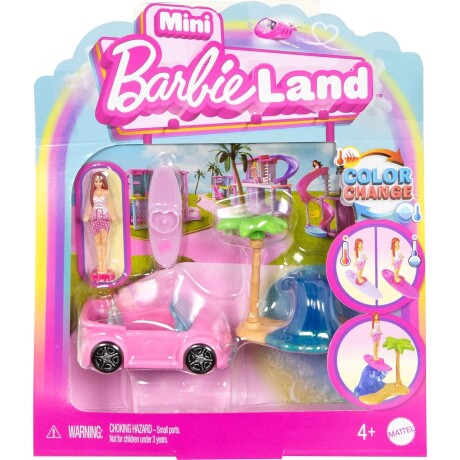 Barbie Mini Barbieland Vehiculos convertible Color Change 001