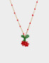 Cadena Corta con Dije Frutas Cadena Corta Con Dije De Fruta - Dorado