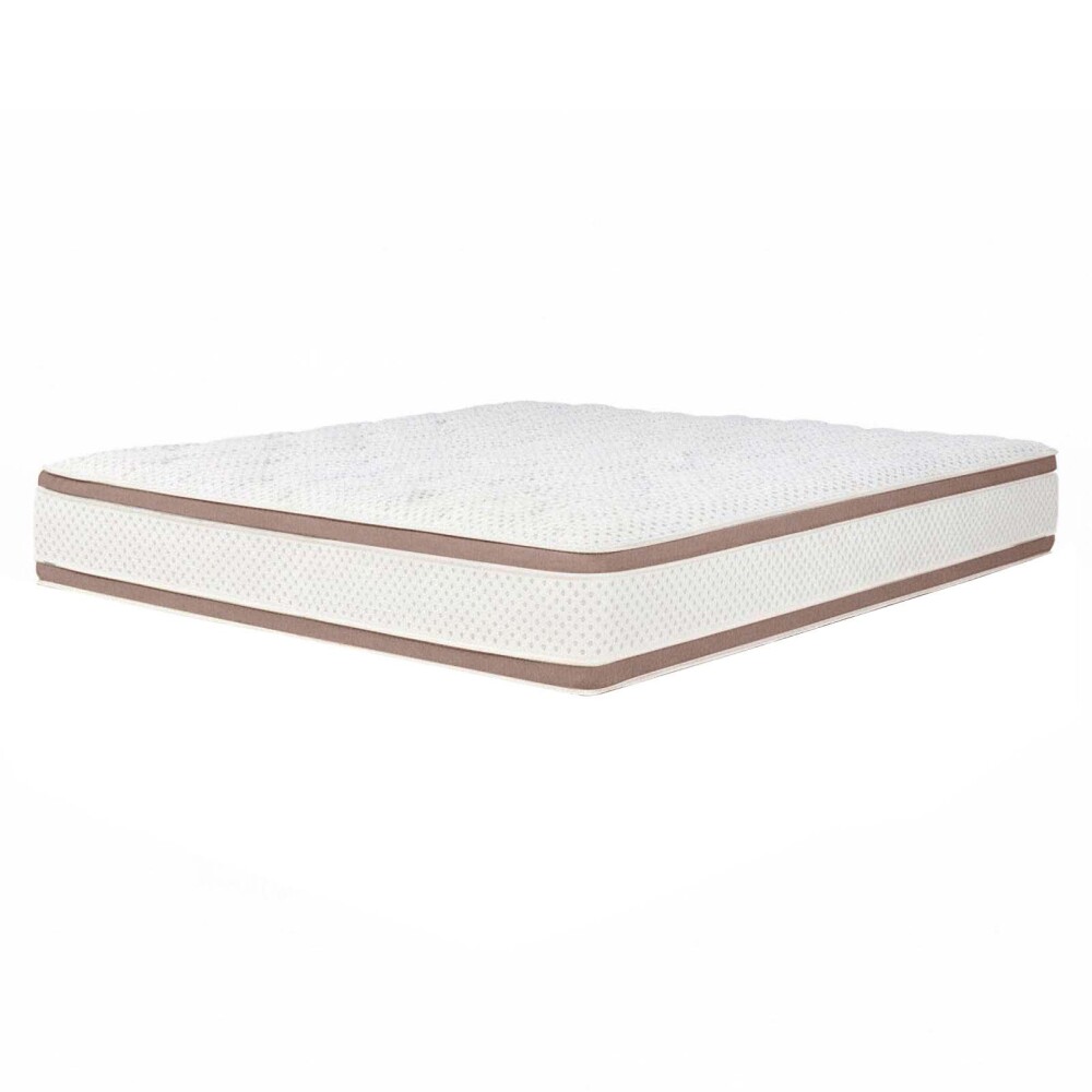 COLCHÓN 2 PLAZAS ESPUMA BLANCO IVORY