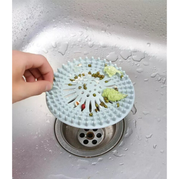 Filtro Silicona Drenaje Rejilla Baño Cocina Patio Premium Variante color GRIS