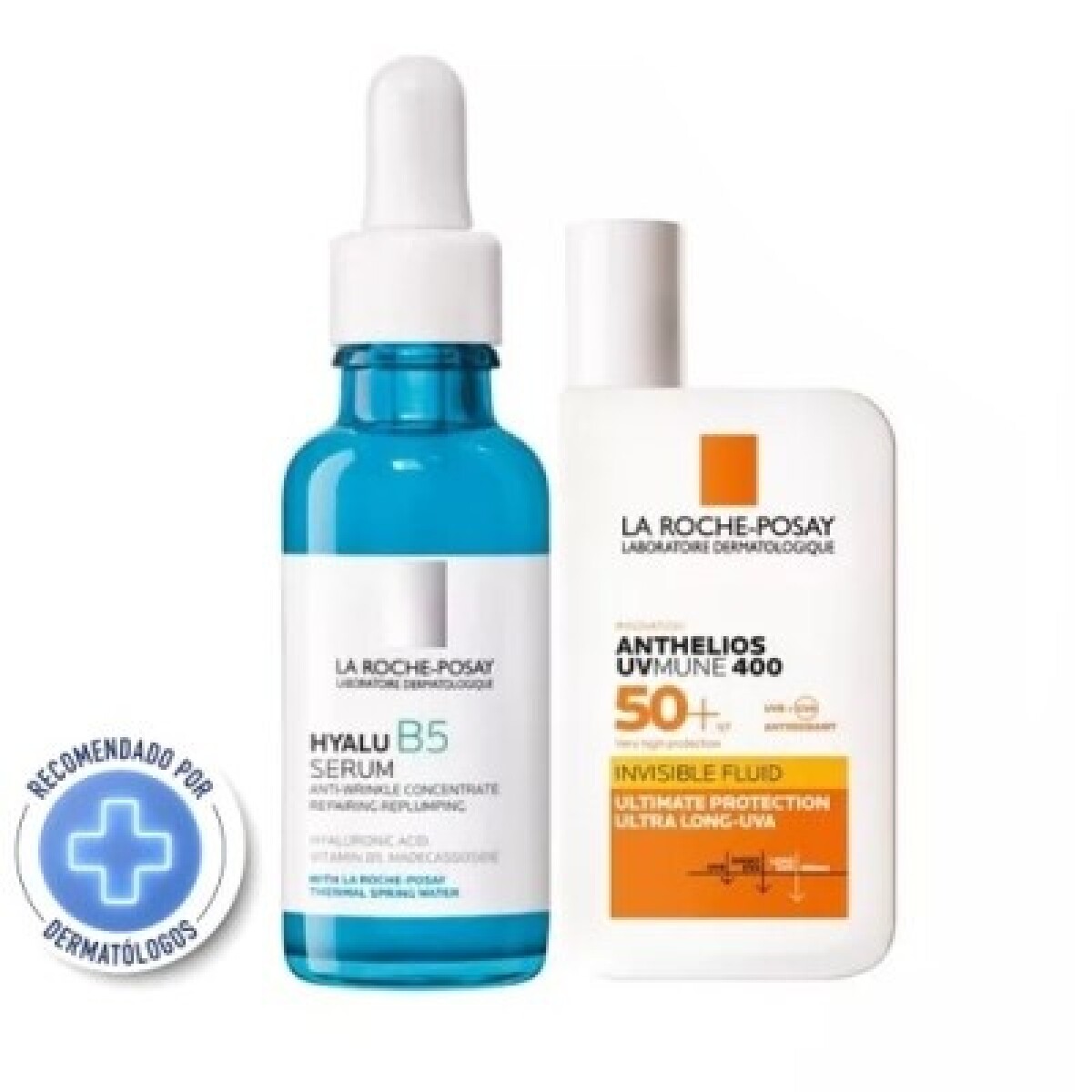 Pack La Roche-Posay Serum Hyalu B5 30ml + UVMune Anthelios 50ml 