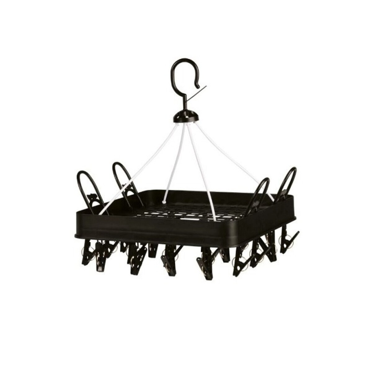 MINI TENDEDERO RECTANGULAR PLEGABLE NEGRO 