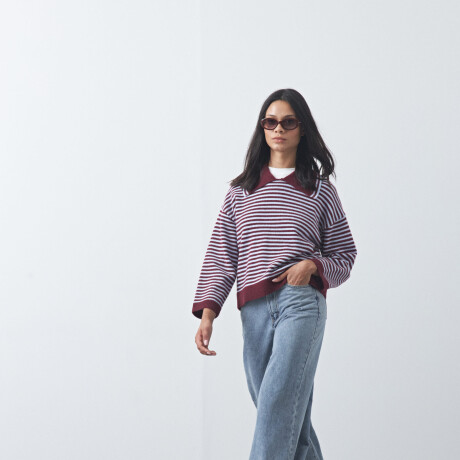 SWEATER <br /> TUMBES Bordó