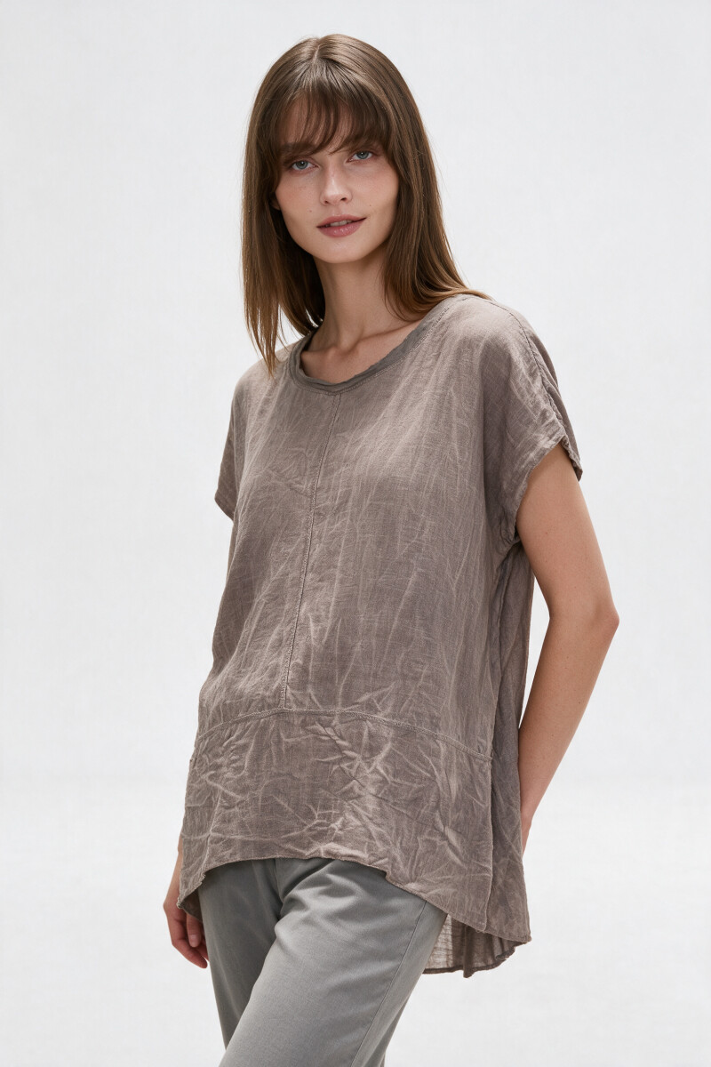 Blusa Marixa - Taupe Claro 
