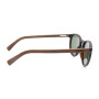 Lentes De Sol Bambu E Madeira Redondo - Unisex Verde/Marrón