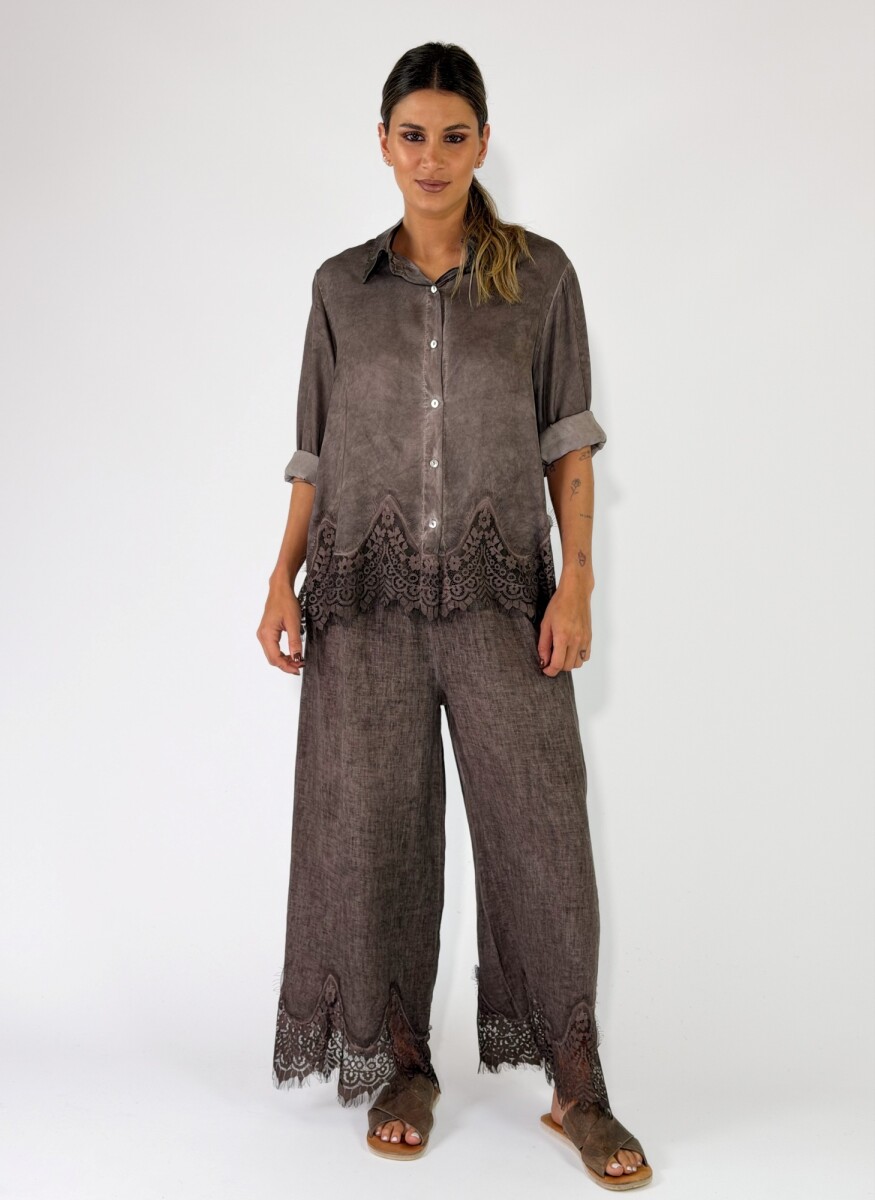 PANTALON TULUM - CHOCOLATE 