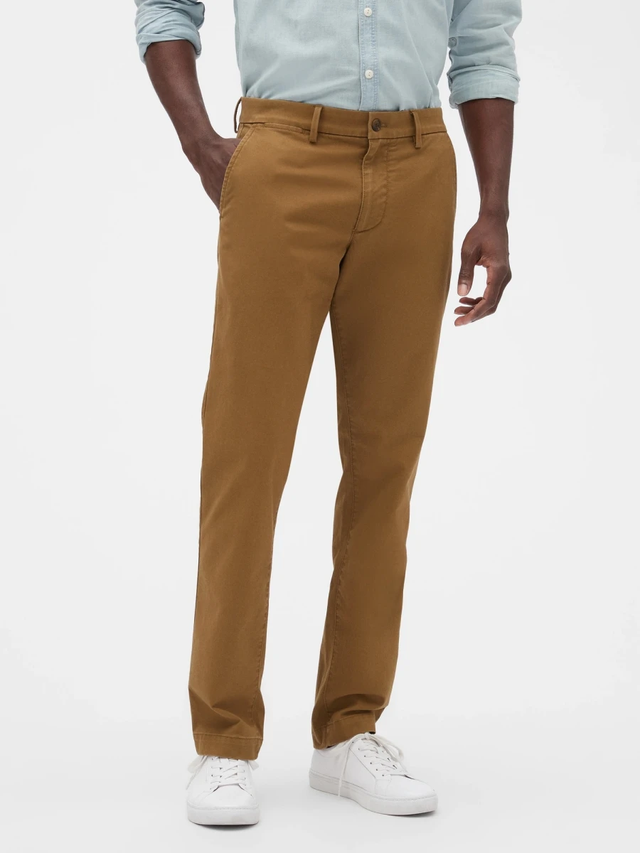 Pantalón Khaki Slim Hombre - Palomino Brown Global 