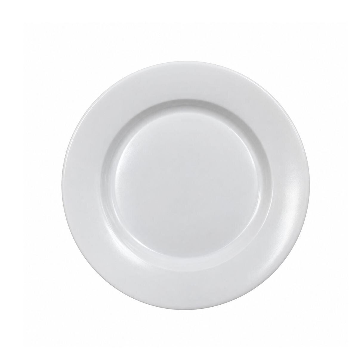 Plato melamina blanca 18 cm 