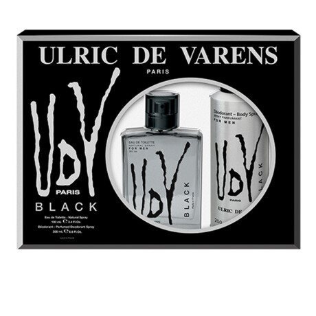 Ulric de Varens Black Coffret Edt 100 ml+Deo 200 ml Ulric de Varens Black Coffret Edt 100 ml+Deo 200 ml
